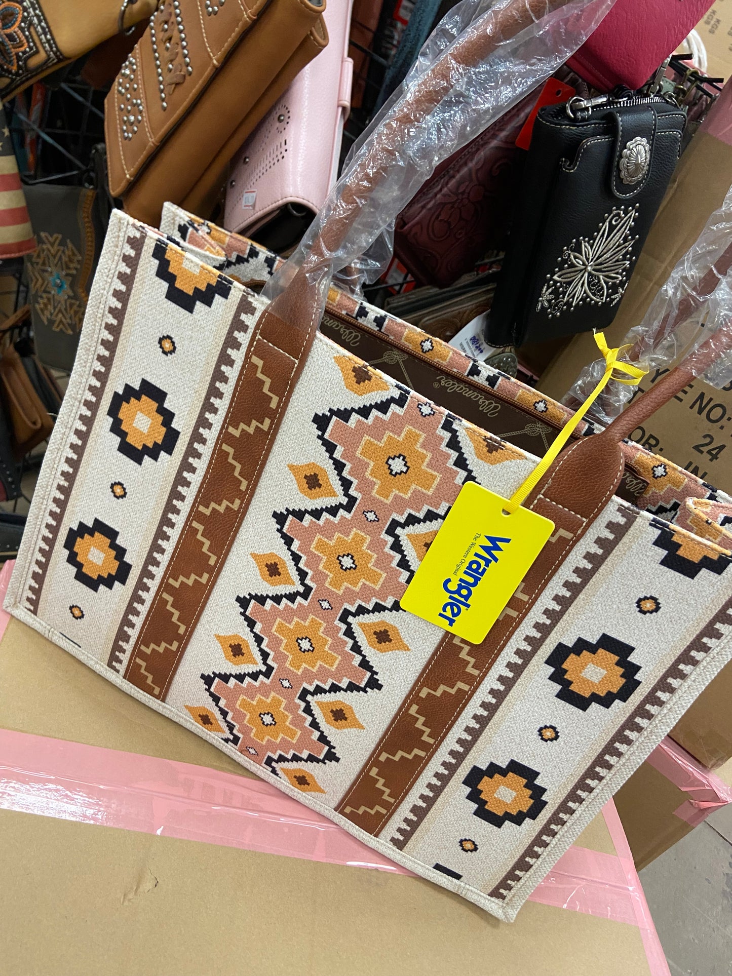 Large Aztec Wrangler Purse