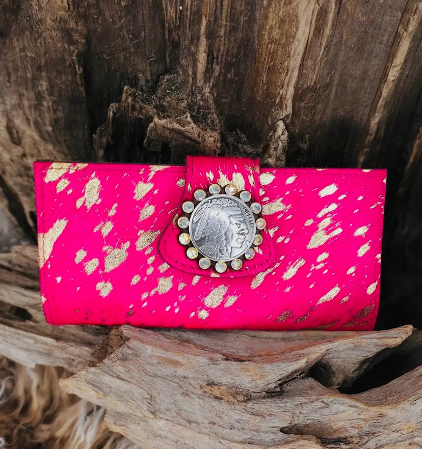 Pink Concho Wallet