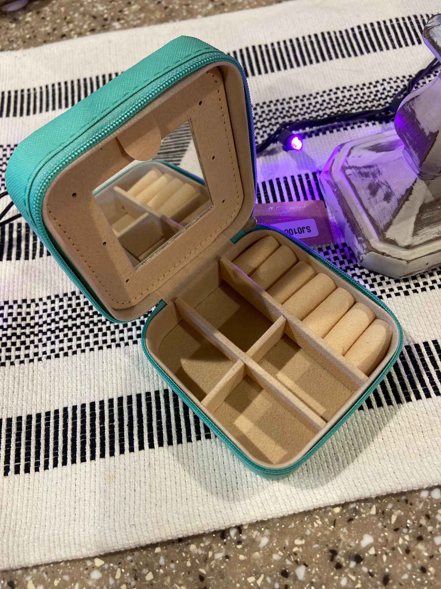 Small Travel Jewelry Case