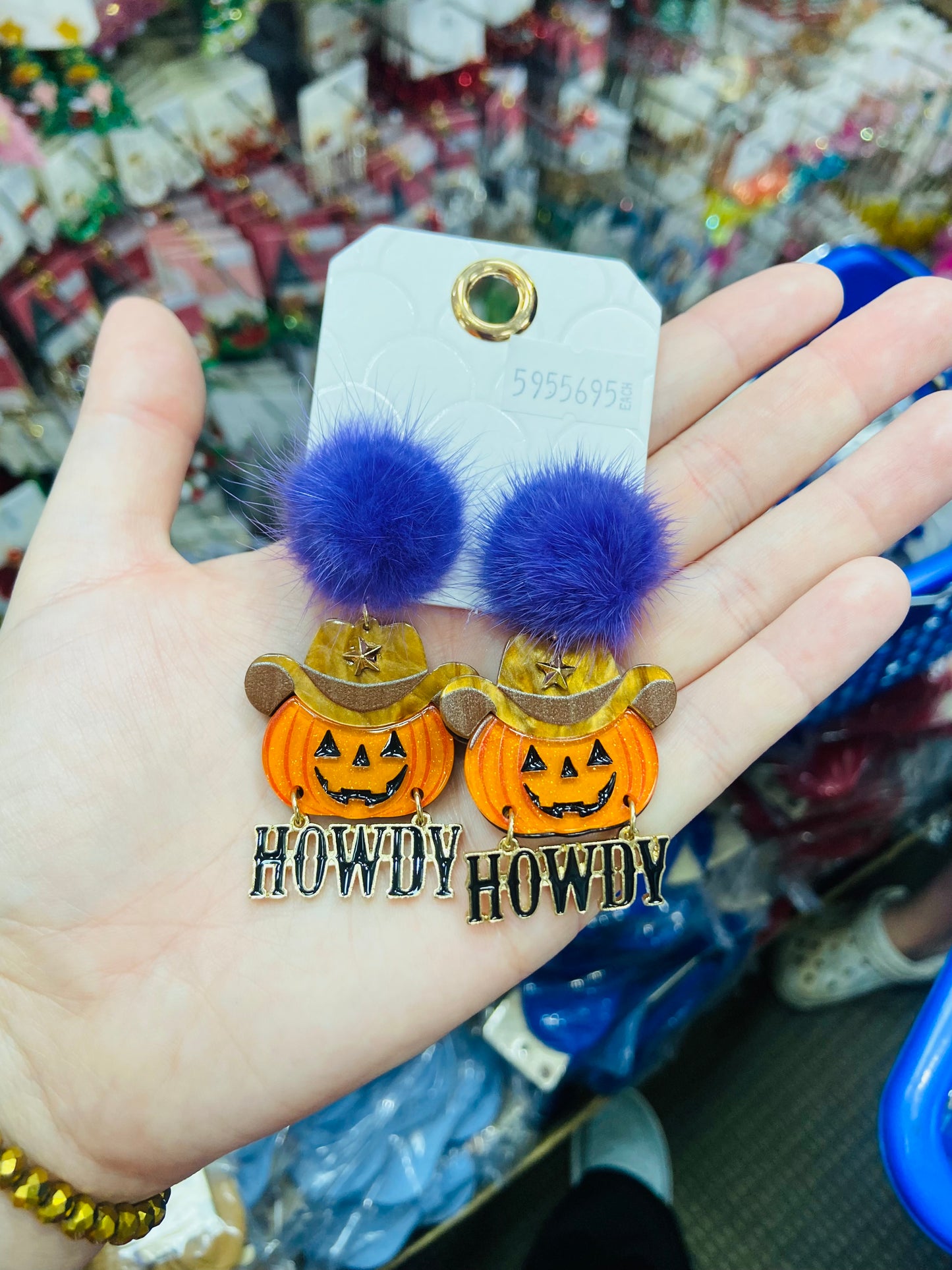 Cowgirl Halloween Earrings