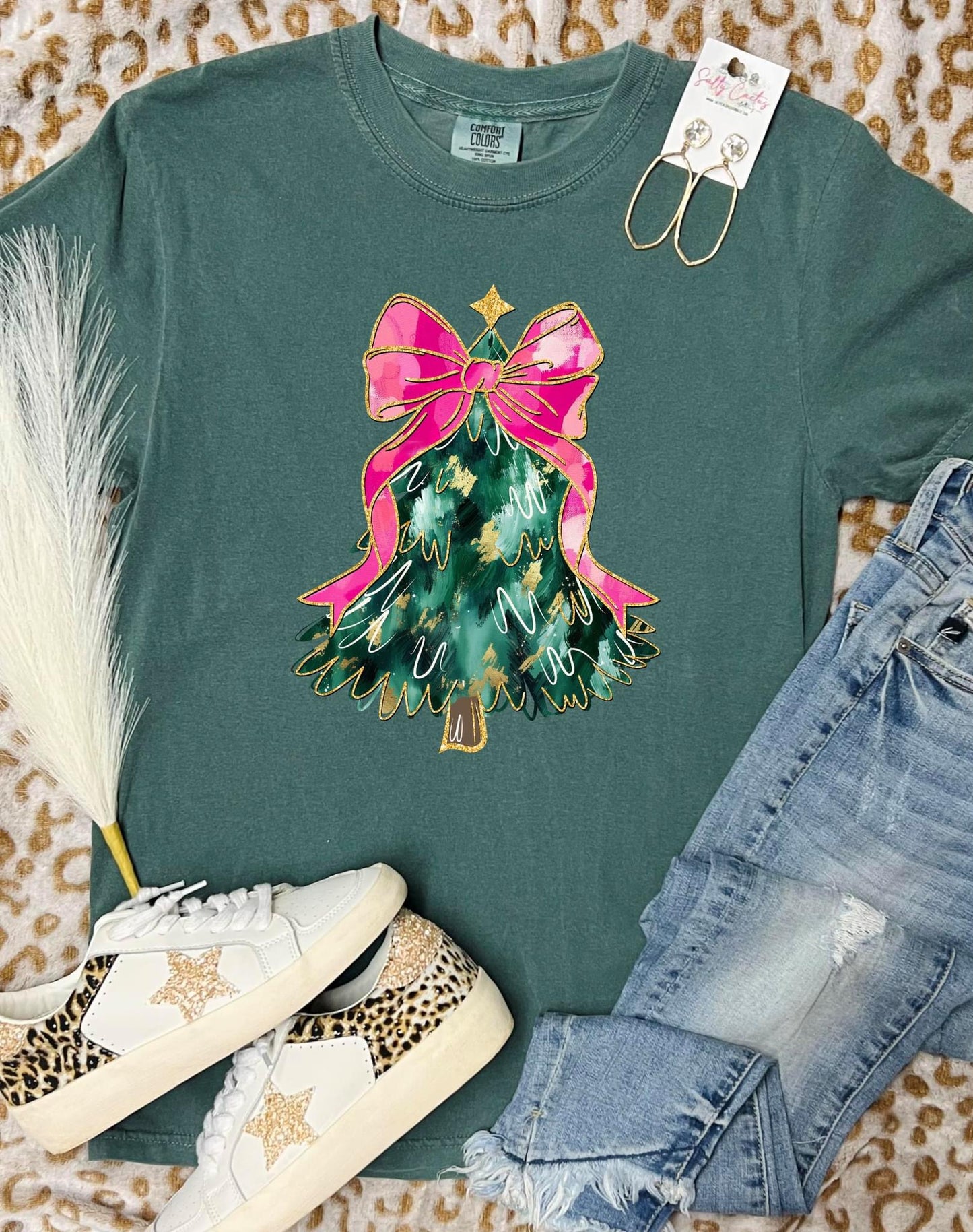 Green Christmas Tree Tee